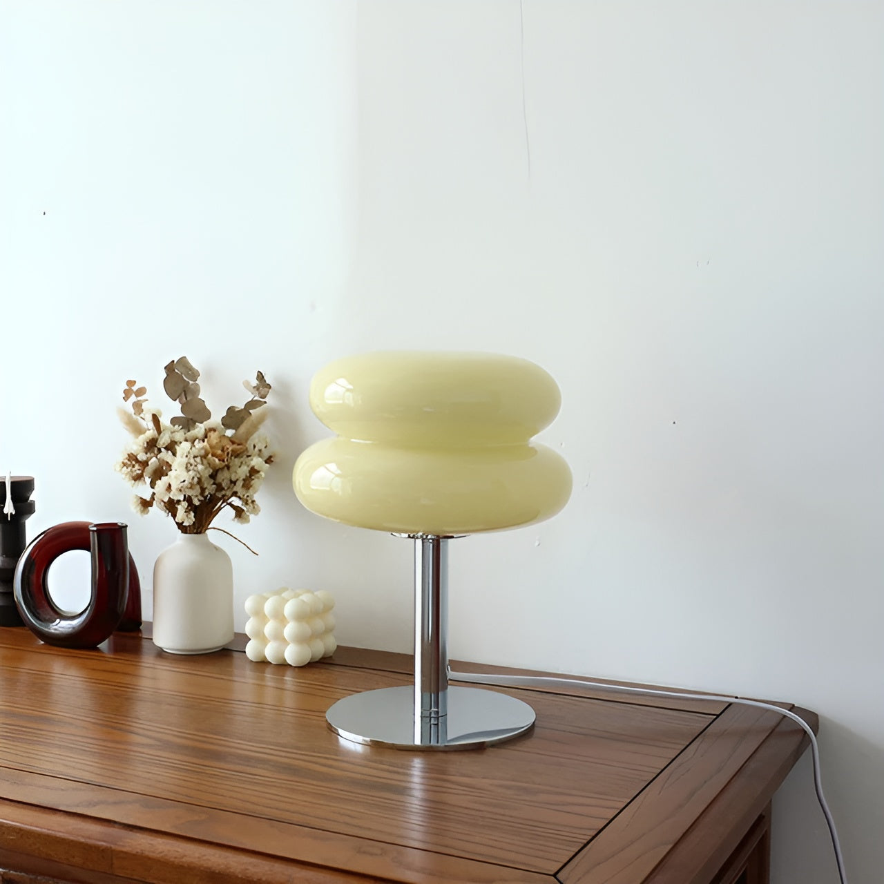 VerreLumi – Lampe de table en verre teinté design