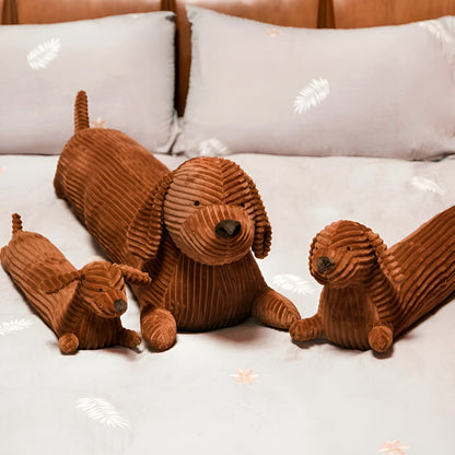 Milu – Adorable Coussin en Peluche Teckel