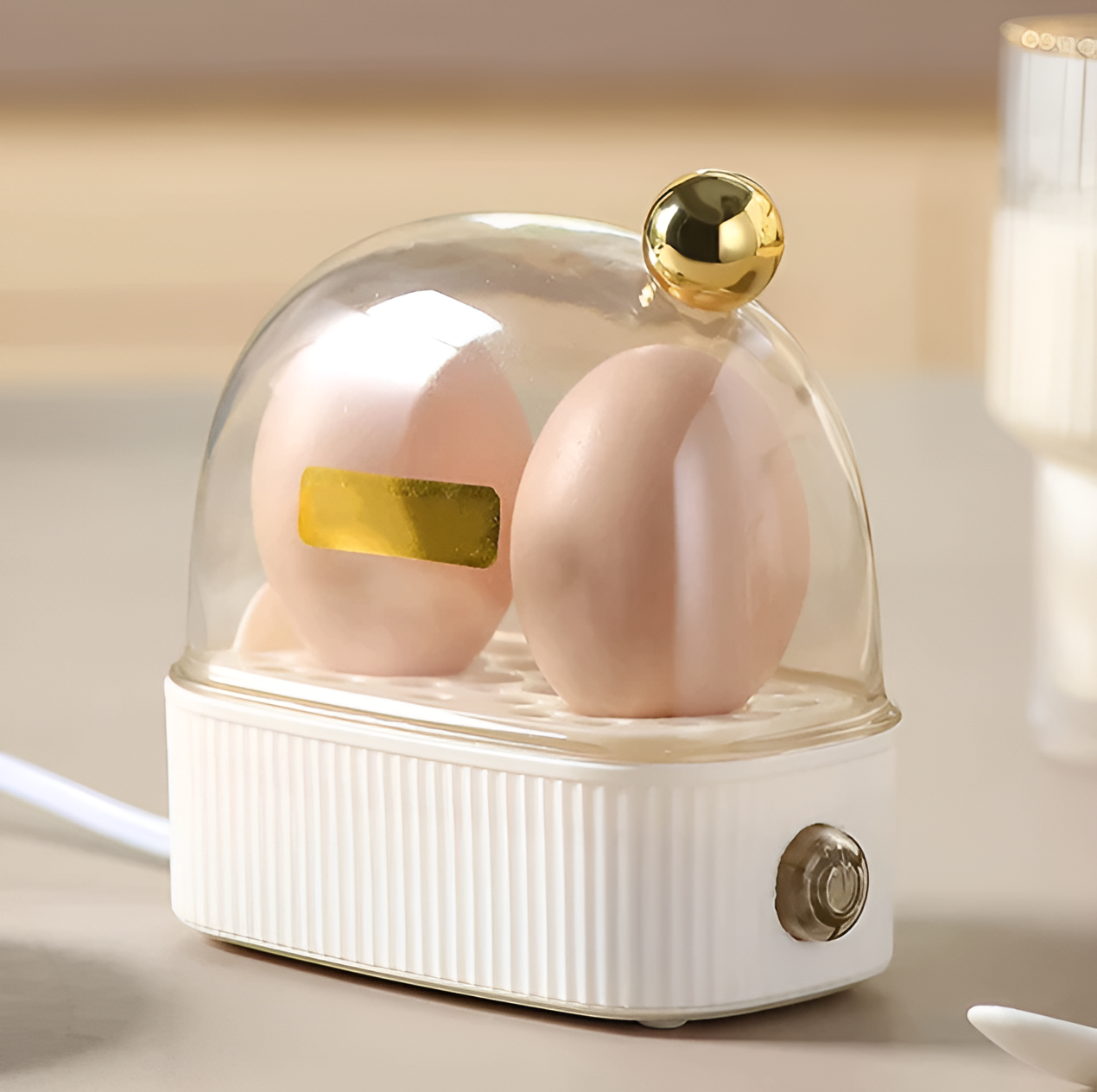 Mika – Cuiseur à œufs compact pour maison