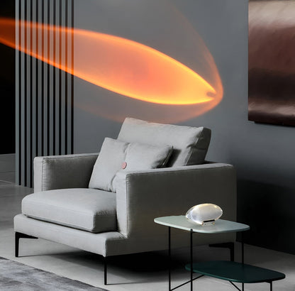 Lampe Projecteur À Effet Coucher De Soleil Avec Prisme En Cristal