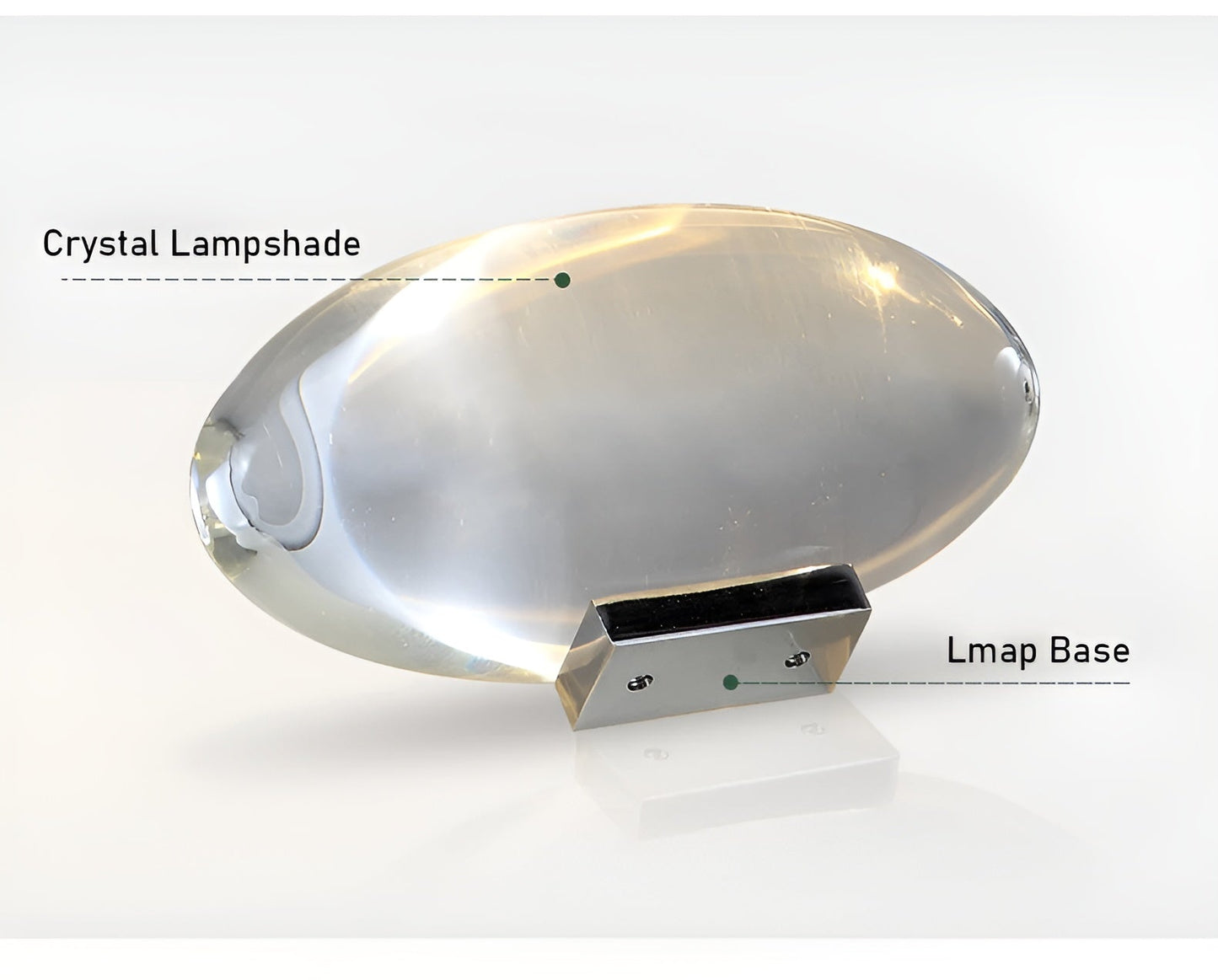 Lampe Projecteur À Effet Coucher De Soleil Avec Prisme En Cristal