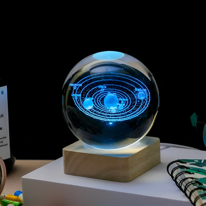 Sphere Stellaire – Veilleuse LED avec effet galaxie