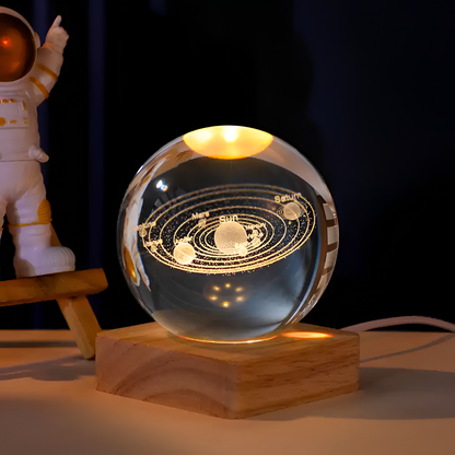 Sphere Stellaire – Veilleuse LED avec effet galaxie