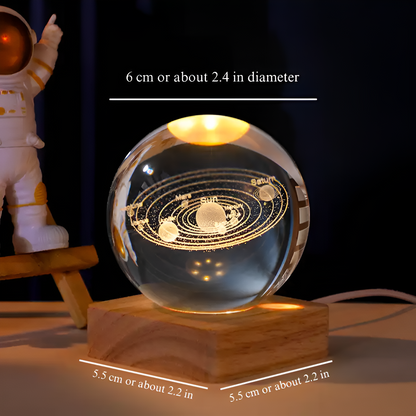 Sphere Stellaire – Veilleuse LED avec effet galaxie