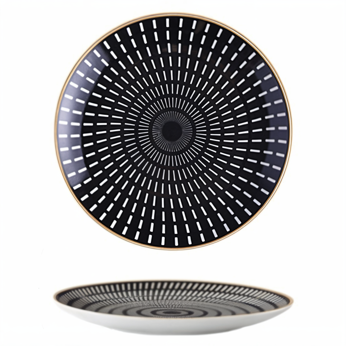 Collection GeoChic - Assiettes à motifs géométriques - Vaisselle en porcelaine