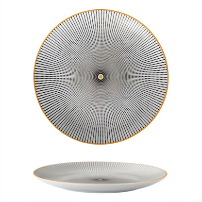 Collection GeoChic - Assiettes à motifs géométriques - Vaisselle en porcelaine