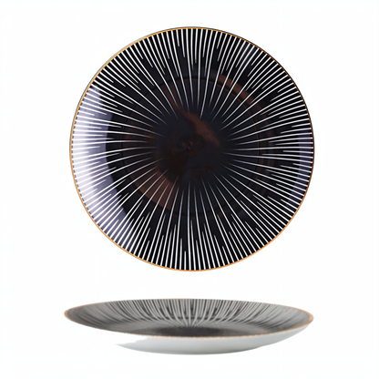Collection GeoChic - Assiettes à motifs géométriques - Vaisselle en porcelaine