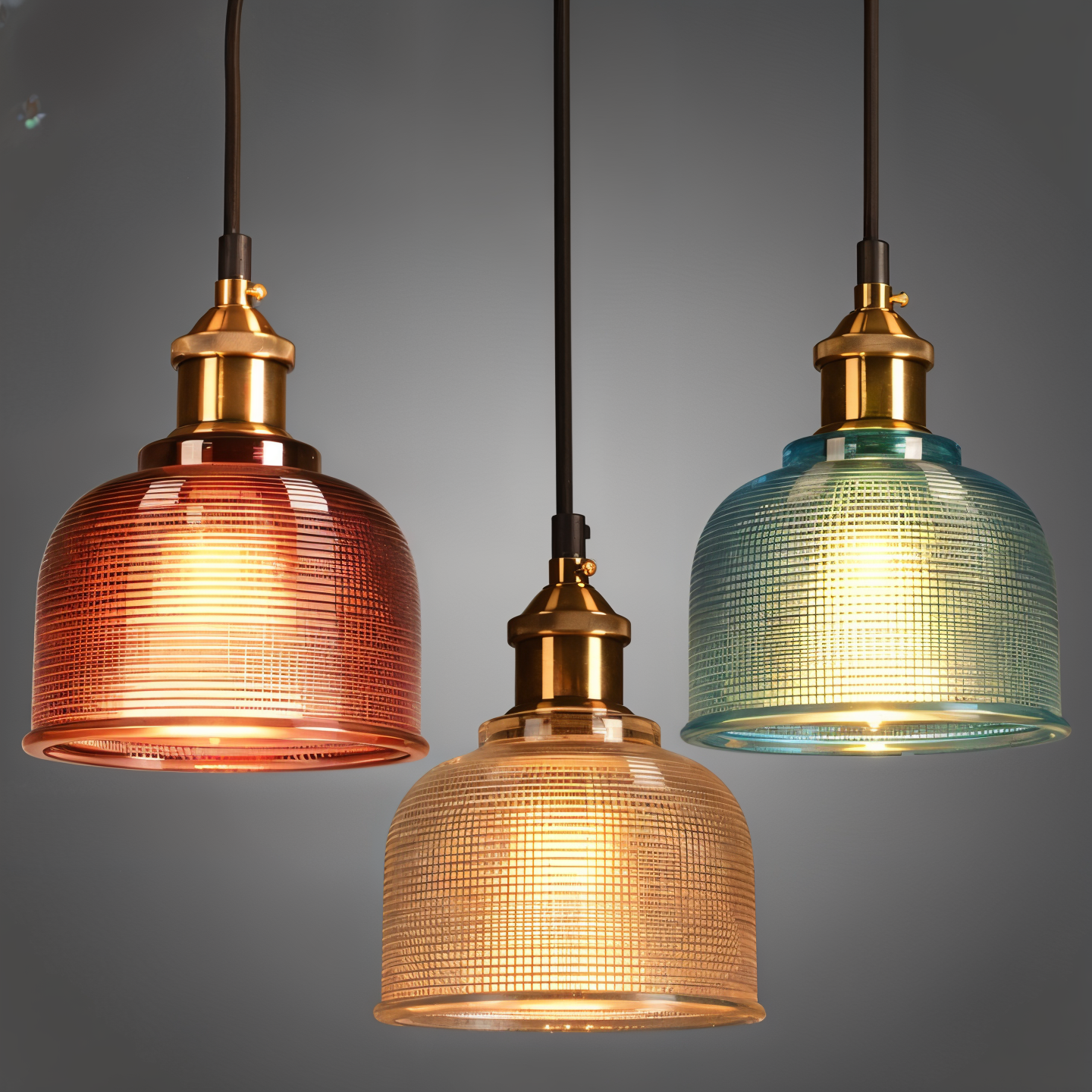 Ibra – Lampe suspendue en fleurs de verre artistiques