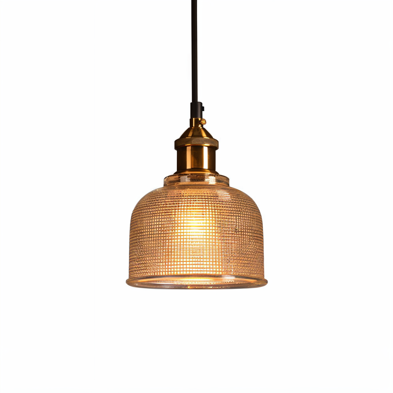 VerreSonore – Suspension rétro en cloche colorée