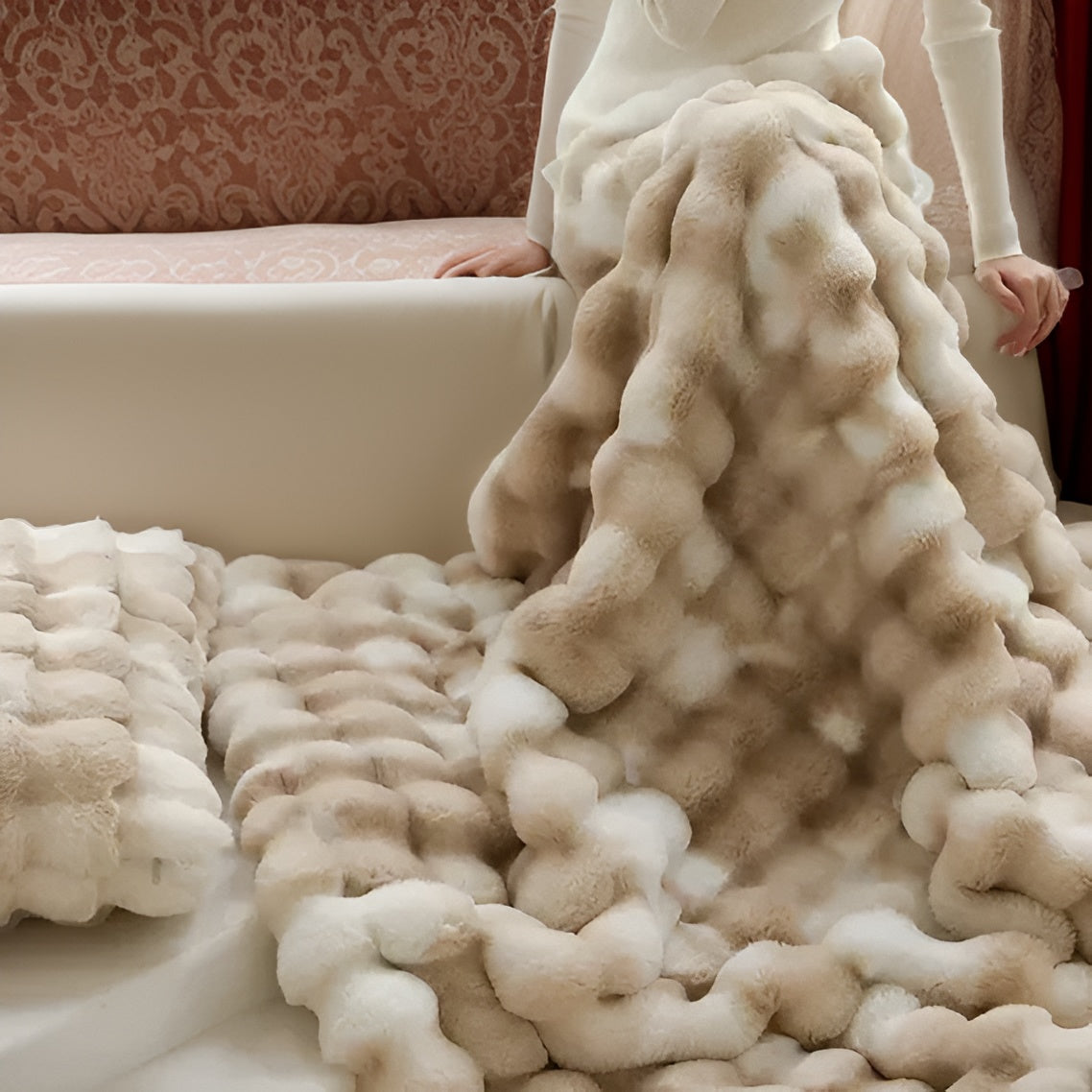 LuxeFleece – Couverture Chaude, Confortable & Élégante