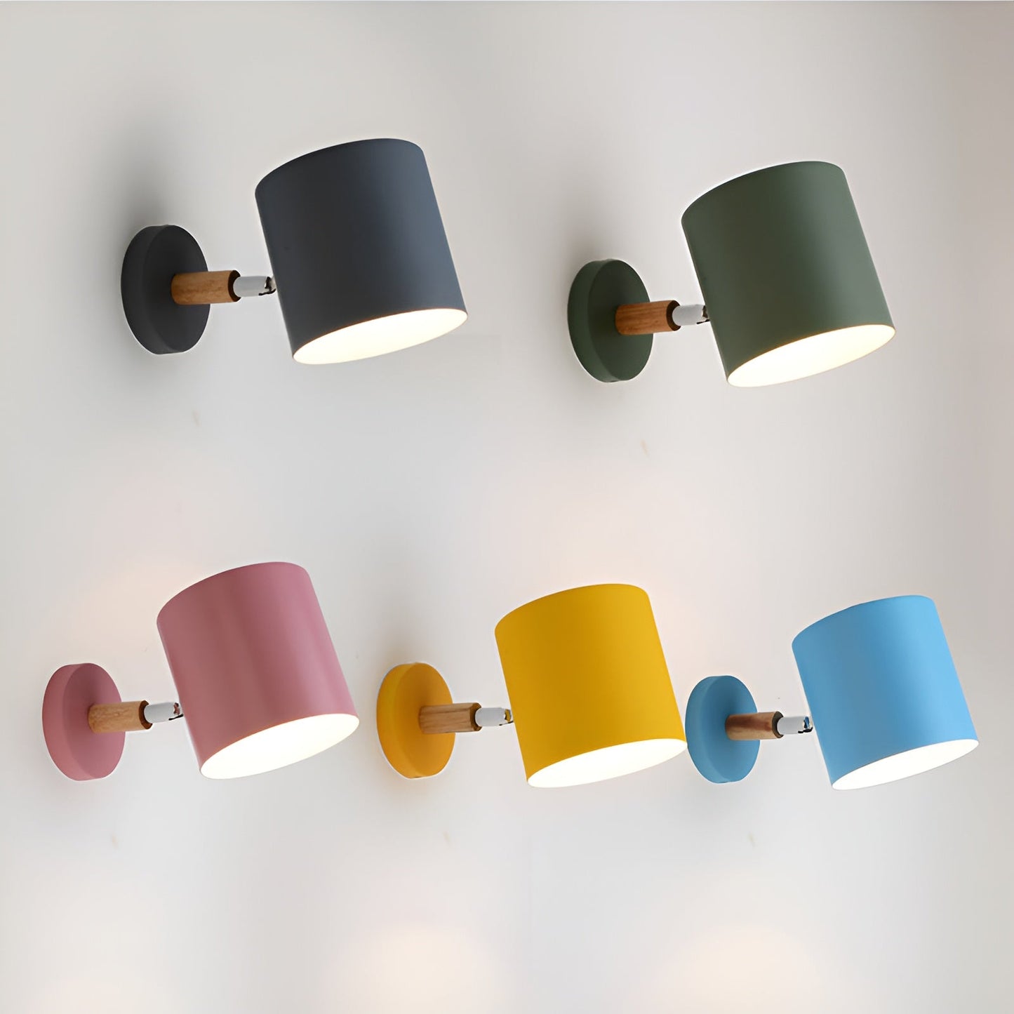 Applique murale MacaronRay - Lampe murale nordique pastel