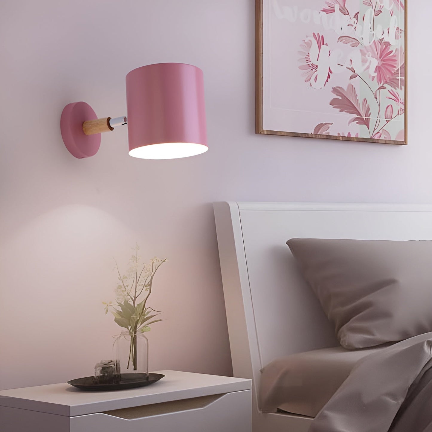 Applique murale MacaronRay - Lampe murale nordique pastel