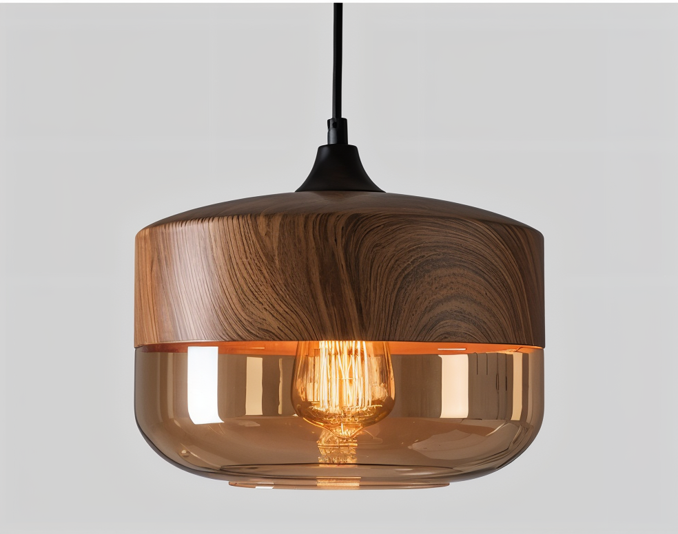 Éclat Nordique – Suspension en verre au style loft moderne inspiré du design scandinave