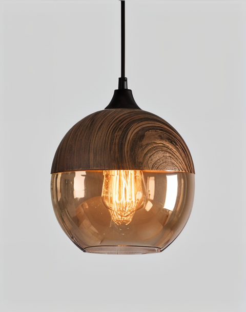 Éclat Nordique – Suspension en verre au style loft moderne inspiré du design scandinave