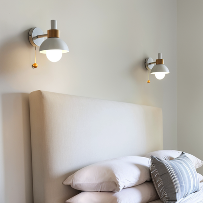 Faisceau Sucre – Applique coloree avec cadre en bois