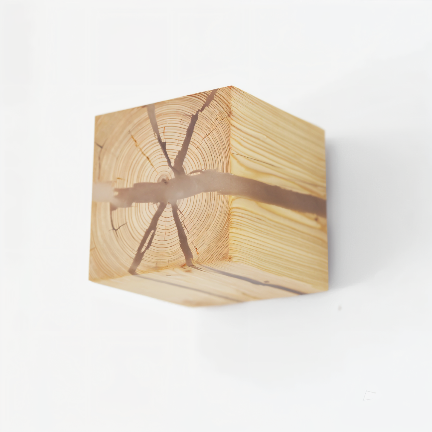 BoisFendu – Applique naturelle avec motif de fissure