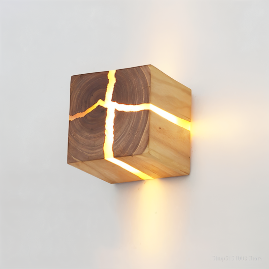 BoisFendu – Applique naturelle avec motif de fissure