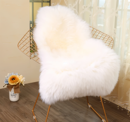 Ciarra – Tapis en fausse fourrure ultra moelleux