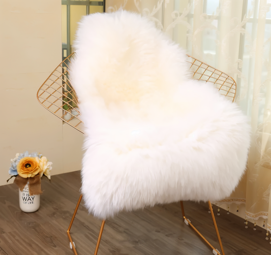 Ciarra – Tapis en fausse fourrure ultra moelleux