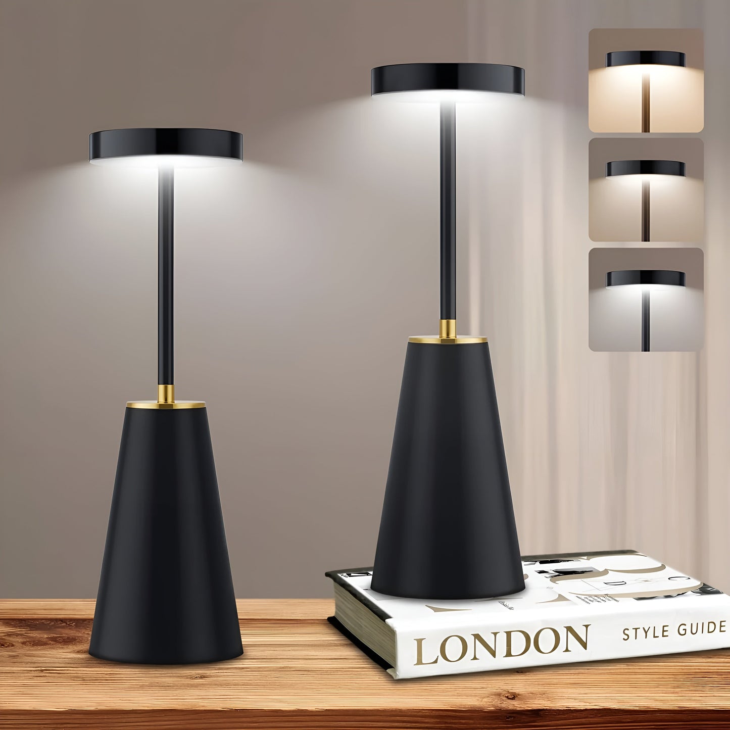 Lampe De Table Design Sans Fil Et Rechargeable