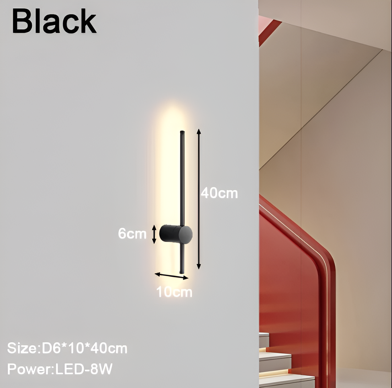Ligne Scandinave – Applique murale LED linéaire au style épuré nordique