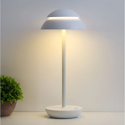 Lampe OmbraGlow – Lampe de table LED sans fil au design épuré avec abat-jour moderne
