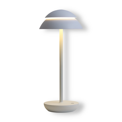 Lampe OmbraGlow – Lampe de table LED sans fil au design épuré avec abat-jour moderne