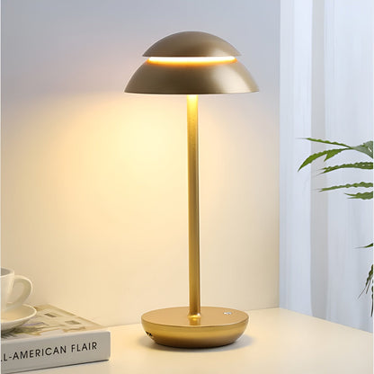 Lampe OmbraGlow – Lampe de table LED sans fil au design épuré avec abat-jour moderne