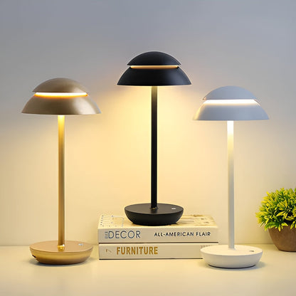 Lampe OmbraGlow – Lampe de table LED sans fil au design épuré avec abat-jour moderne