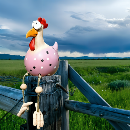 Caeloria – Figurine de jardin Coq