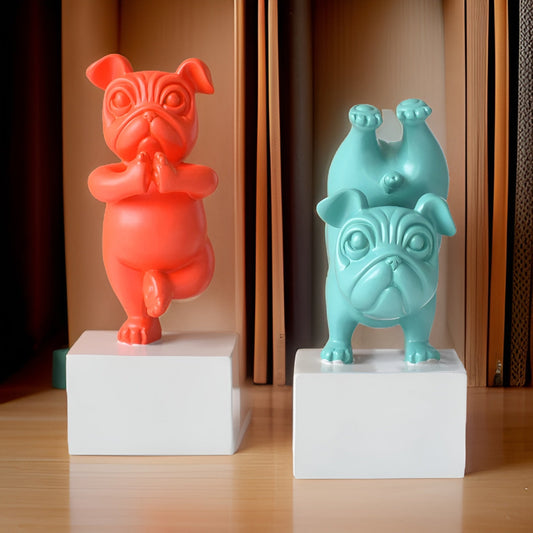 Danny – Figurine décorative Bulldog Yoga