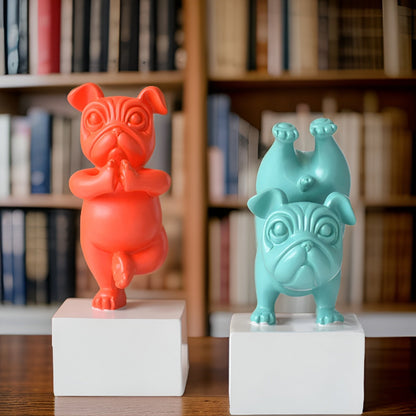 Danny – Figurine décorative Bulldog Yoga