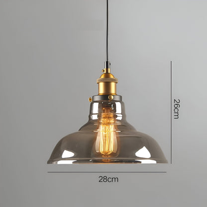 Norvella – Suspension en verre rétro nordique