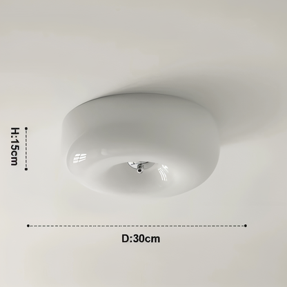 Lumiere Glacee – Plafonnier rond en forme de donut