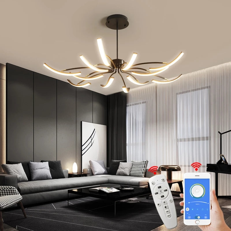 Lustra – Plafonnier moderne avec design élégant pour espaces de vie raffinés