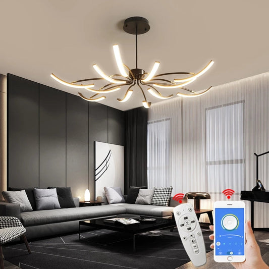 Lustra – Plafonnier moderne avec design élégant pour espaces de vie raffinés