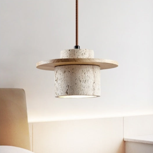 Noemi – Lampe de table rétro en pierre