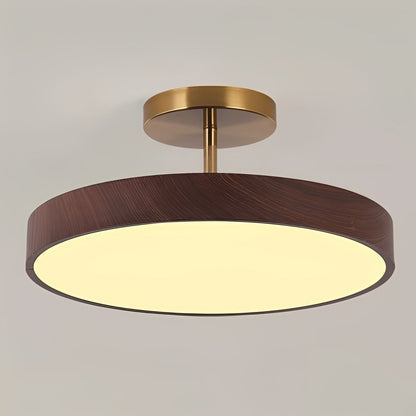 Luca – Lampe Plafond Minimaliste en Bois