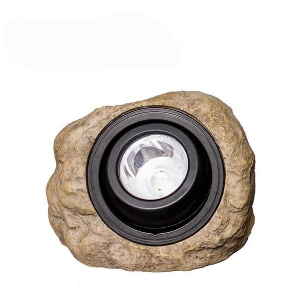 Rune – Lampe solaire de jardin ajustable en pierre