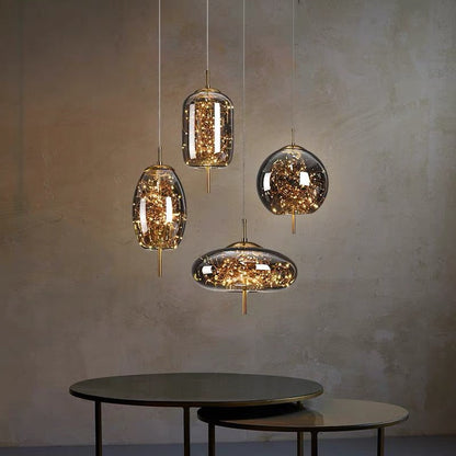 Rio – Suspension en verre moderne