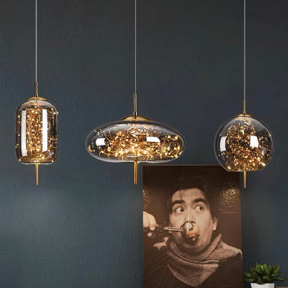 Rio – Suspension en verre moderne