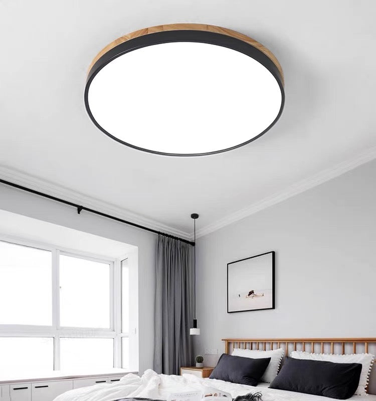 Camilla – Lampe de Plafond en Bois Naturel
