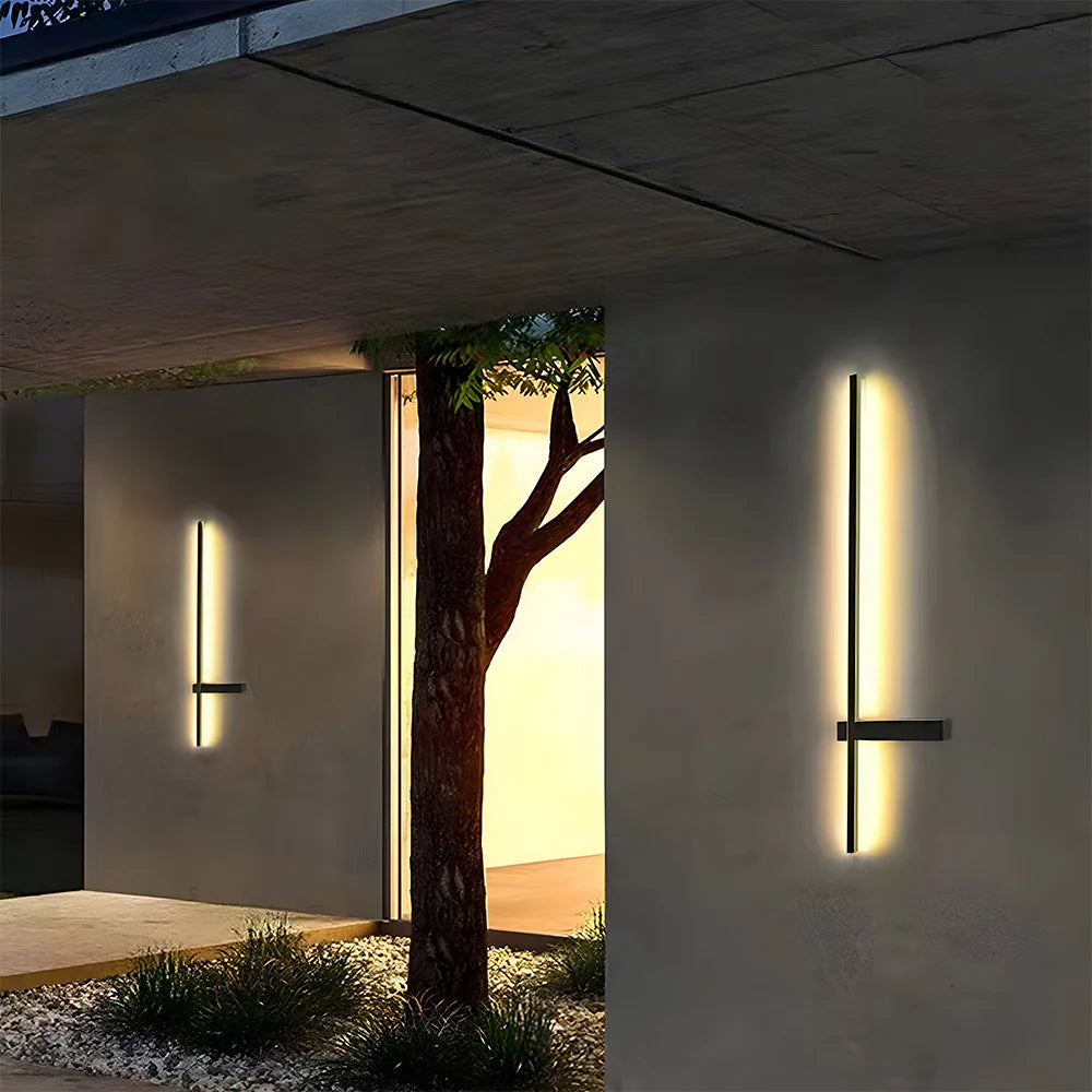 Vero – Lampe murale en acier inoxydable robuste