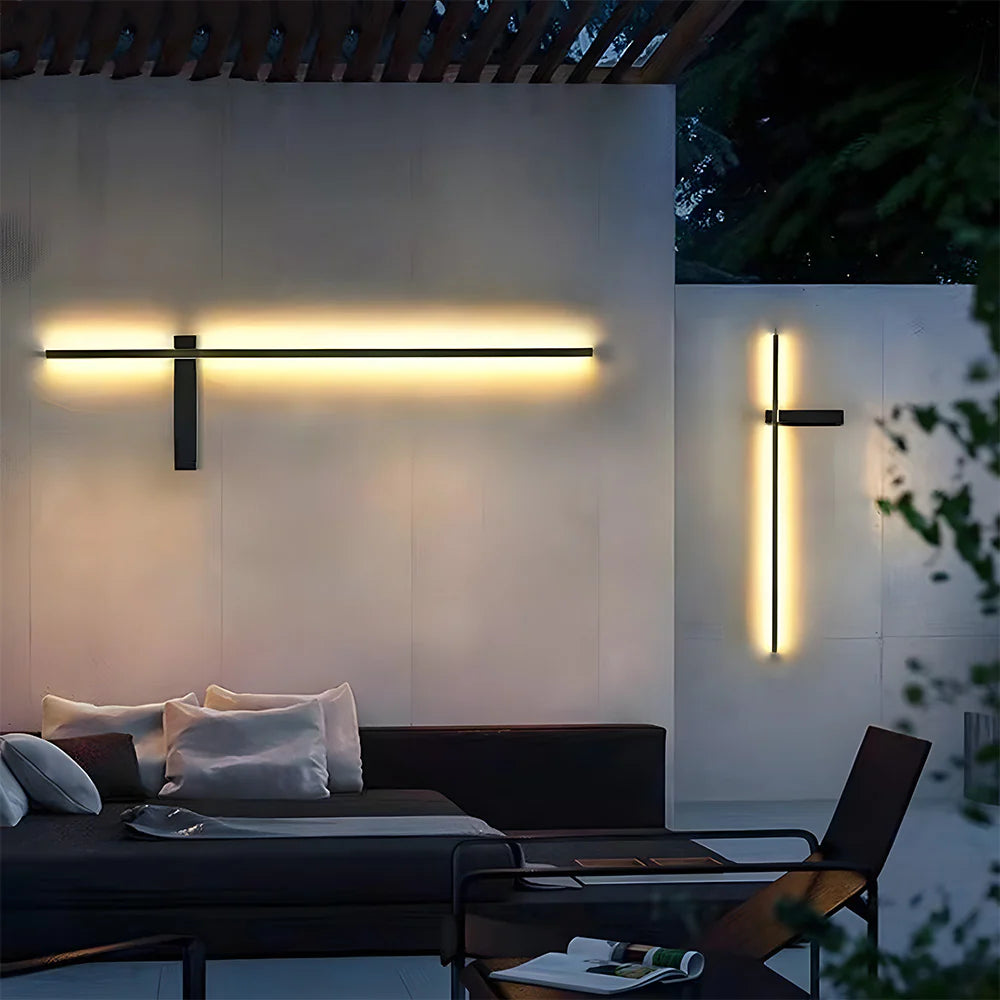 Vero – Lampe murale en acier inoxydable robuste