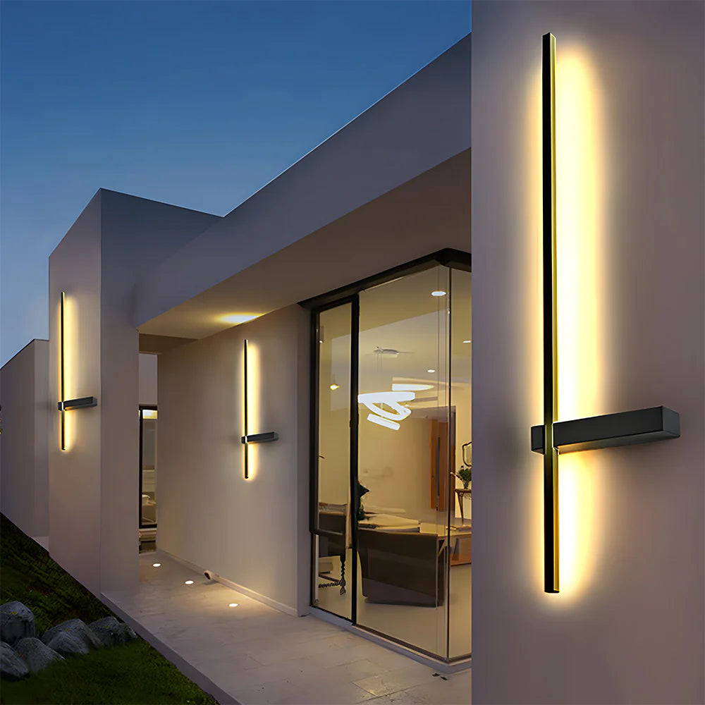 Vero – Lampe murale en acier inoxydable robuste