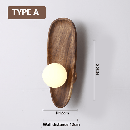 Alani – Applique en bois naturel