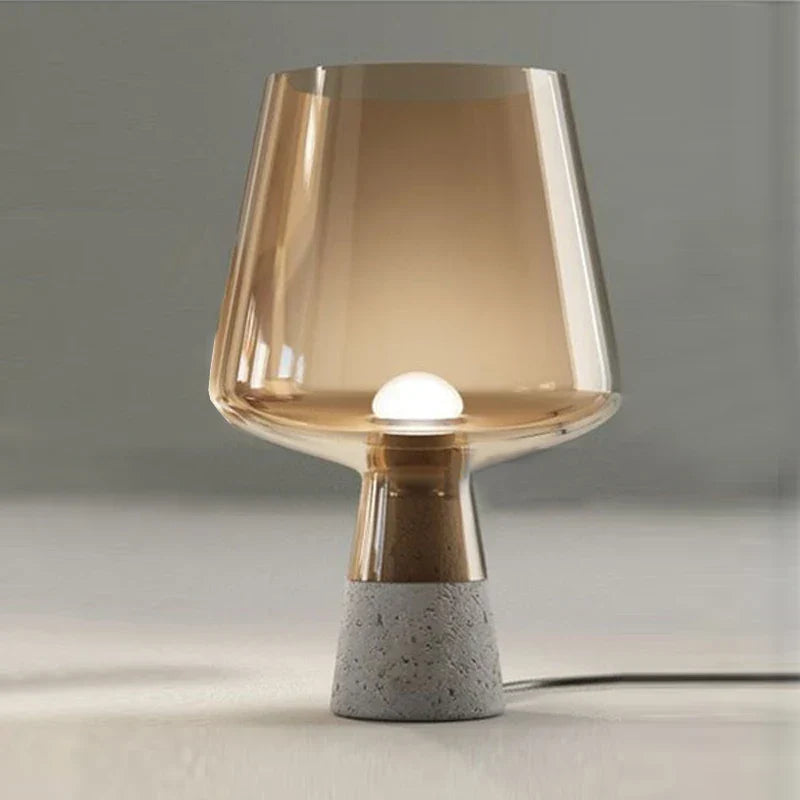 Lampe De Table De Bureau Style Verre À Vin