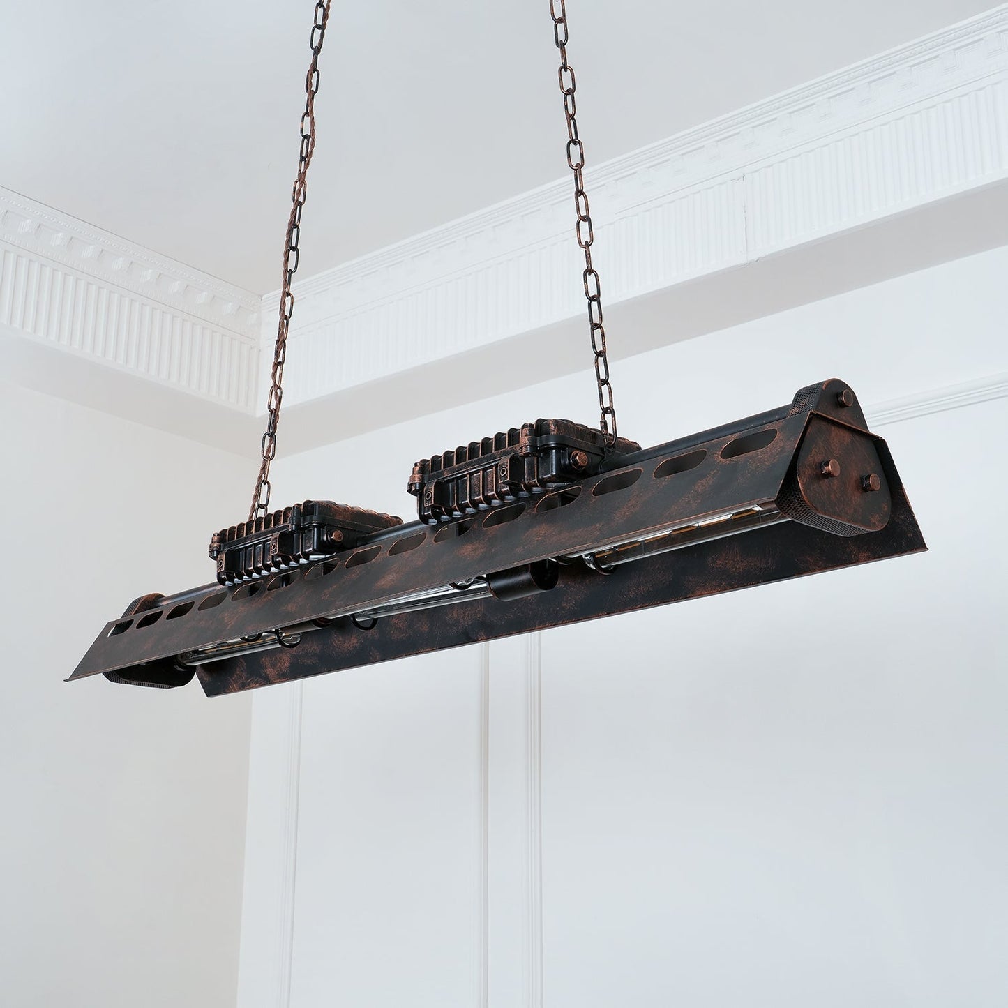 Dorian – Kronleuchter industriel steampunk