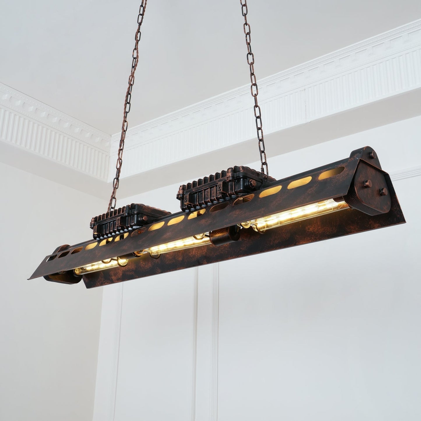 Dorian – Kronleuchter industriel steampunk