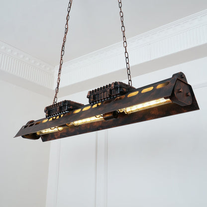 Dorian – Kronleuchter industriel steampunk